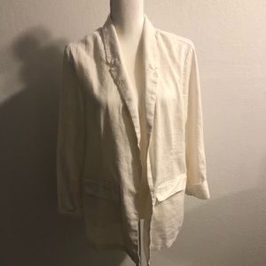 Old Navy Off White Blazer